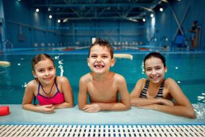 Kids in pool