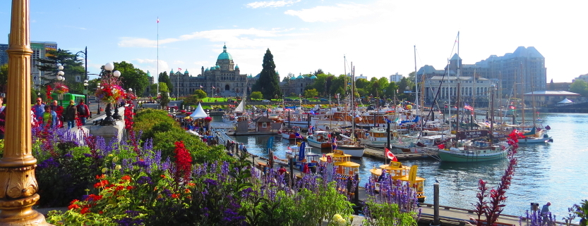 downtown Victoria BC inner harbour