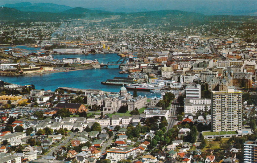 aerial view of Victoria