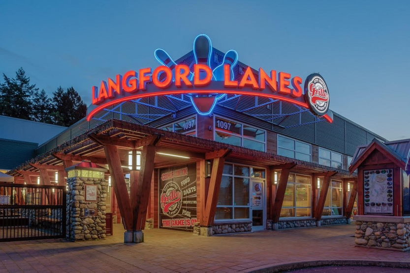 Langford Lanes bowling exterior shot