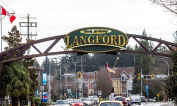 welcome to Langford sign