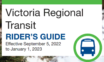 Featured image for article on the 2022 Victoria Regional Transit Bus Schedule
