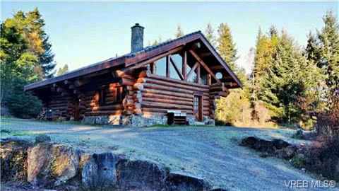 Becher Bay Sooke Log Home