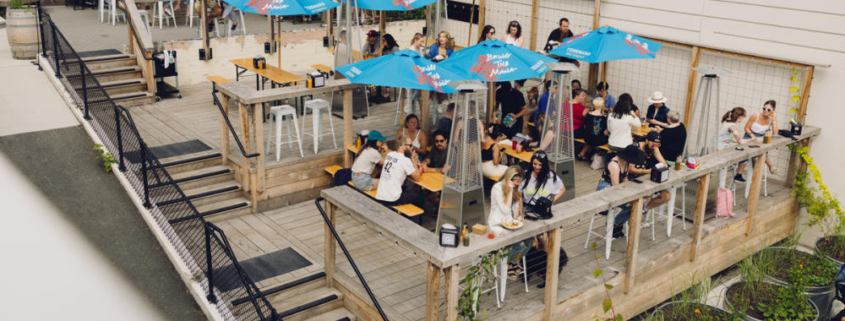 Boomtown outdoor seating