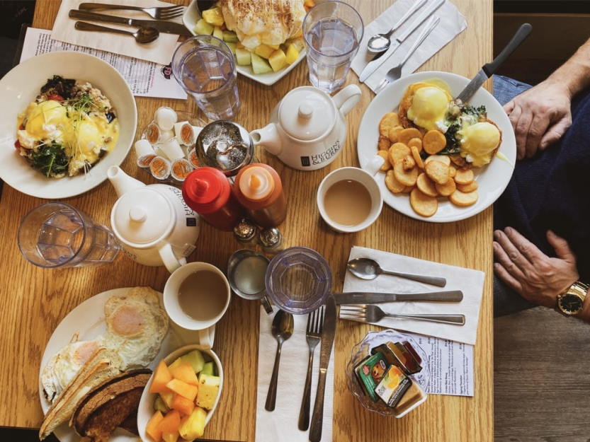 brunch spread