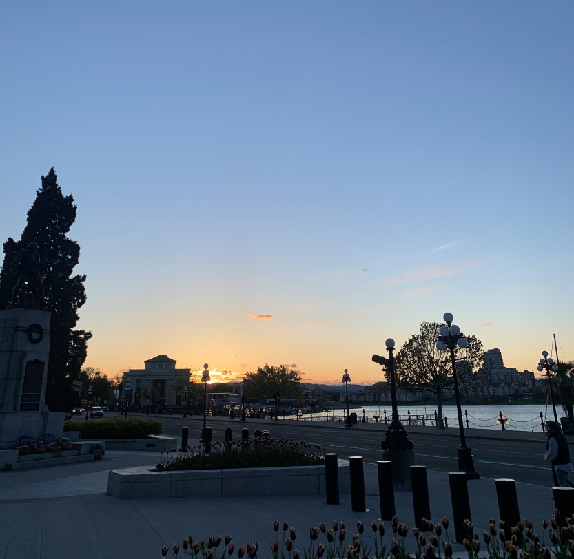 inner harbour dusk