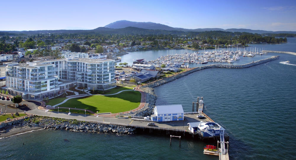 Sidney Pier Hotel from above