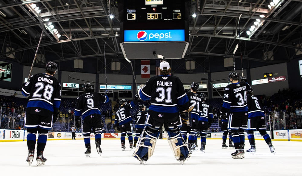 Victoria Royals on ice