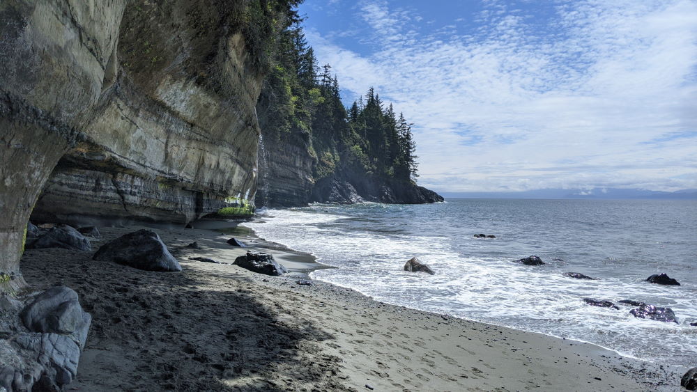 beautiful beach on Vancouver Island