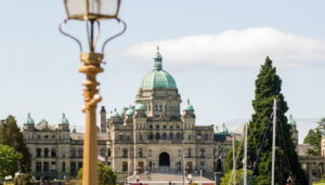 BC Parliament buildings in Victoria