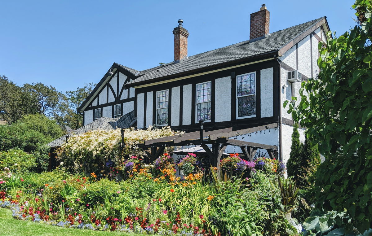 Tudor style home