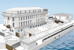 Steamship rendering