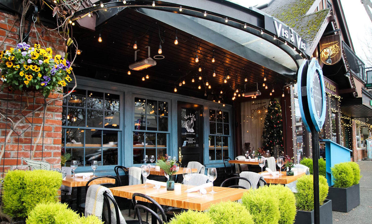 Vis-a-Vis outdoor seating