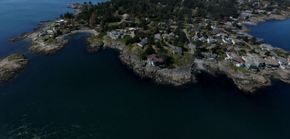 aerial view of Ten Mile Point