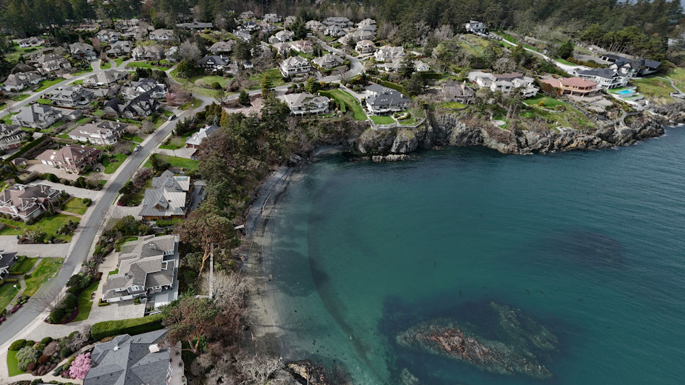 Gordon Point neighbourhood from above