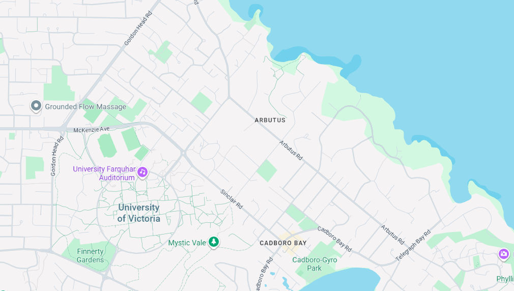 map of Arbutus neighbourhood