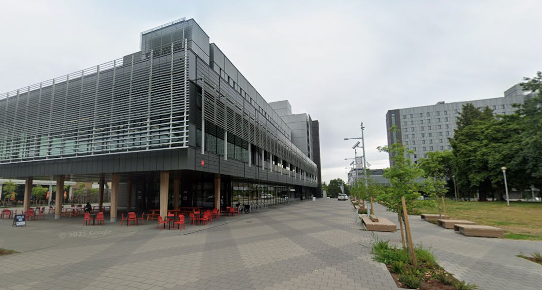 building on UVic campus