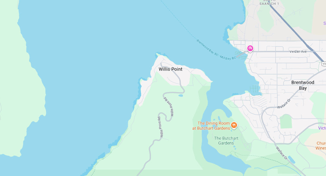 Willis Point map